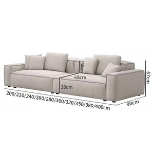 Canapé modulaire pour petit espace, appartement <span class=keywords><strong>studio</strong></span>, canapé léger, rangement facile, design en mousse à fort rebond - Product Image 6