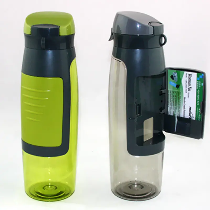 water bottle with storage compartment 700ml for outdoor hiking traveling camping