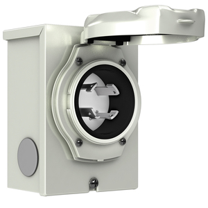 Máy phát điện <span class=keywords><strong>30</strong></span> <span class=keywords><strong>amp</strong></span> RV đầu vào hộp điện Camper bộ phận NEMA L14-30P xoắn khóa Máy phát điện poewer hộp, khoan trước, ETL được liệt kê. - Product Image 6