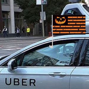 Halloween 12x18 Car <b>Flag</b> with Digital Printing Polyester Pole Display Accessory for Car Windows - Product Image 5