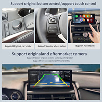 Écran tactile IPS Autoabc 10,25 pouces avec USB pour Lexus NX 2014-2021, CarPlay sans fil, Android Auto, conduite à gauche, garantie 1 an