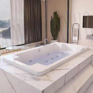 Vasca Idromassaggio di <span class=keywords><strong>Lusso</strong></span> per Interni, Spa con Getti d'Aria, Vasca per 2 Persone, Vasca Idromassaggio con Sorgente Termale - Product Image 3