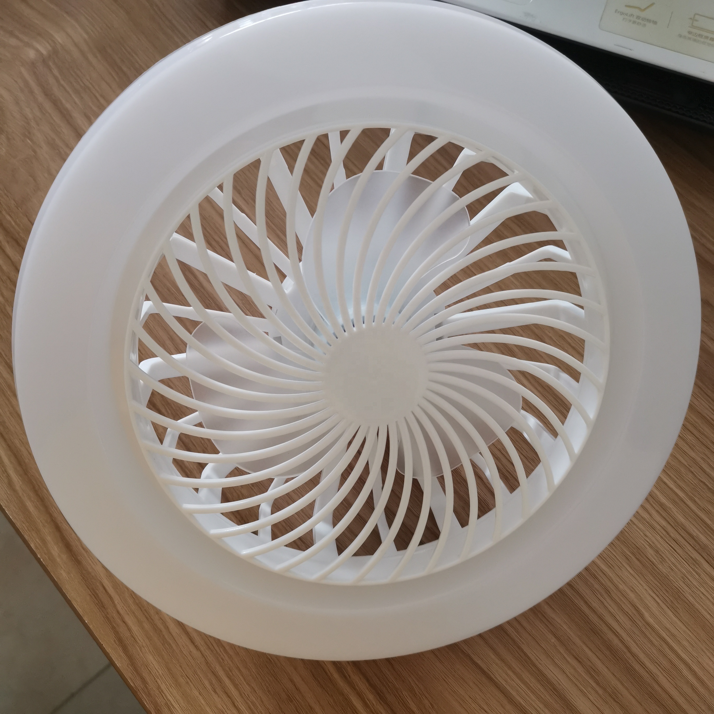 E27 Fan Light Portable Dimming Fan Lamp 3 Color Changeable Ceiling Fan SKD