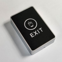 Système de contrôle d'accès, éclairage LED, serrure de porte intelligente, montage en surface, écran tactile, bouton de sortie, 12-24V, NO/NC/COM