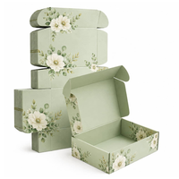 Boîte cadeau en papier de luxe personnalisée, grande, pliable, pour le rangement, boîte à fleurs, boîte à gâteau