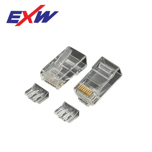 EXW Chất Lượng Cao Cat6A <span class=keywords><strong>RJ45</strong></span> Nối Cắm Che Chắn <span class=keywords><strong>RJ45</strong></span> Modular Cắm - Product Image 4