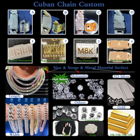 Chaîne cubaine Miami Iced Out de 15 mm avec fermoir personnalisé et moissanite en argent 925 pour bracelets et colliers de rappeurs
