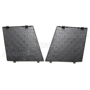 Paire de grilles inférieures noires pour pare-chocs avant de voiture BMW E60 E61 M 51117897186 51117897184, garniture de protection de pare-chocs - Product Image 6