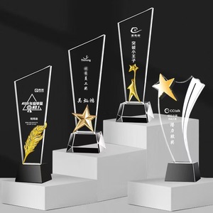 Trophée Sportif Best-Seller en Cristal K9 avec Figurine d'Athlète Plaquée Or, Gravure Personnalisée pour MVP, <span class=keywords><strong>Champion</strong></span> et Reconnaissance d'Équipe - Product Image 3