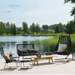 ZUOAN set tavolo e sedia in rattan nordico sede bisto rattan sillas de terraza francese - Product Image 5