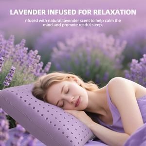 Top popolare su misura di lavanda olio essenziale di raffreddamento memoria schiuma cuscino in <span class=keywords><strong>Gel</strong></span> con profumo di lavanda di lunga durata - Product Image 2