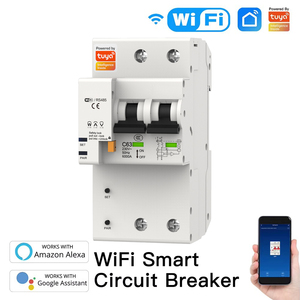 Interruptor de Circuito en Miniatura Wifi con Medidor de Energía, Compatible con Alexa, <span class=keywords><strong>Google</strong></span> Home y Tuya, para Riel DIN - Product Image 2