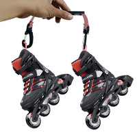 Sangle de transport pour patins à roulettes, poignée de maintien avec coussin doux, prise en main confortable, transport facile des chaussures, sans douleur aux mains, pour enfants et adultes