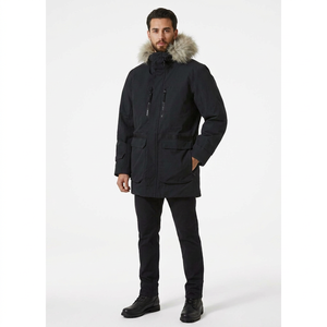 Veste coupe-vent vintage à capuche pour homme, automne-hiver - Écologique, imperméable, coupe-vent, respirante, réversible, 100 % frontale - Product Image 1