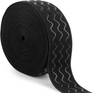 Nueva Cinta Elástica de Spandex de 25 mm, Banda Elástica Recubierta de Spandex / Cinta Elástica Antideslizante para Textiles del Hogar NEELKAMAL - Product Image 2