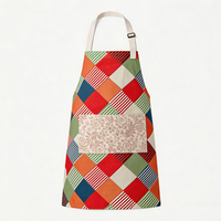 Tablier de cuisine sans manches en coton de haute qualité, imperméable, résistant à la saleté, élégant, avec logo personnalisé, pour chef cuisinier, barista