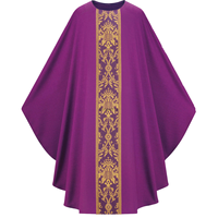 Chasuble de Prêtre, Robe Vintage, Cape, Soutane, Vêtement Liturgique pour Pasteur et Célébrant d'Église, Blanc, Rouge, Vert, Robes Personnalisées d'Halloween 680g