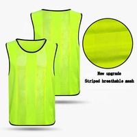 Rompi latihan sepak bola cepat kering kustom kualitas terbaik rompi sepak bola poliester pinnies sepak bola rompi latihan sepak bola