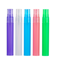 Atomiseur de parfum givré en forme de stylo 15ml 20ml, flacon de voyage rechargeable rose bleu vert violet transparent vide