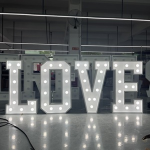 18 sposami grande tendone lettera numero lampadina a Led luci lettere tendone con prezzi di fabbrica - Product Image 3