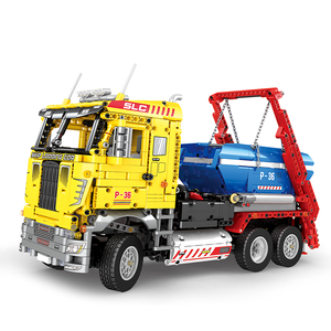 Reobrix - Juego de Bloques de Construcción de Grúa de Carga RC de Alta Tecnología con Certificación CPC/EN71, Modelo Mecánico P-36, Ladrillos Técnicos para Bricolaje - Product Image 1