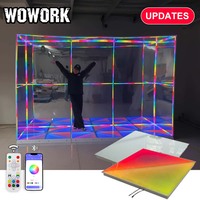 WOWORK vente en gros de boîte de photomaton pour décoration de mariage, de fête et d'événement, amovible et rapide.