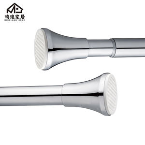 Tringle à <span class=keywords><strong>rideau</strong></span> <span class=keywords><strong>de</strong></span> <span class=keywords><strong>douche</strong></span> imperméable et <span class=keywords><strong>extensible</strong></span> en acier inoxydable pour balcon, design domestique, jamais tombant, pour suspendre les vêtements - Product Image 2