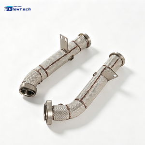 ท่อลงสเตนเลสสตีล 304 สำหรับรถแข่ง Mercedes AMG E43 W213 C43 W205 M276 3.0L V6 Twin Turbo ระบบไอเสียไหลสูง - Product Image 4