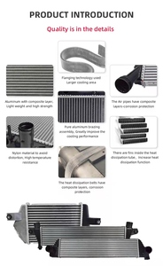Günstiger Preis Gute Qualität OEM Ladeluft kühler Motor Ansaugluft Zwischen kühler für alle Auto Car Truck Fahrzeug OEM ODM - Product Image 6