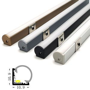 LED triangulaire rainure en aluminium angle droit lumineux armoire à vêtements kit de boîtier lumineux bande lumineuse dure profilé en aluminium - Product Image 4