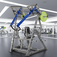 Machine de musculation Iso-Lateral DY Row à charge par disques pour l'entraînement du dos, équipement de fitness professionnel pour salle de sport