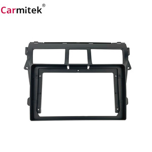 Carmitek 9 ''panneau d'autoradio Fascia pour <span class=keywords><strong>Toyota</strong></span> Vios <span class=keywords><strong>2007</strong></span> Belta 2005 <span class=keywords><strong>Yaris</strong></span> Sedan 2006 stéréo cadre de tableau de bord Kit d'installation de garniture - Product Image 4