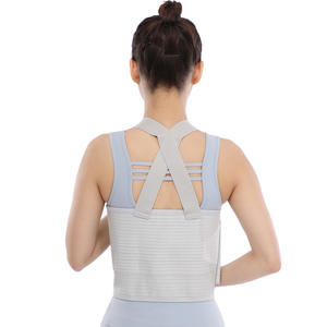 Bandage élastique réglable confortable et respirant unisexe fermeture de boucle de soutien de côtes pour la poitrine de rééducation post-chirurgicale - Product Image 1