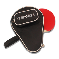 YoungJoy YJ Sports Produits de tennis de table portables Étui pour raquette pouvant contenir six balles et deux raquettes