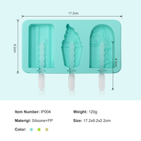 Ensemble de plateaux à sucette personnalisés moules à crème glacée à sucettes glacées Cakesicle Pop petit Kulfi Silicone Logo personnalisé Silicone moules pour poupées bébé Reborn