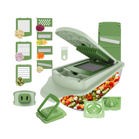 Accessoires de cuisine les plus vendus 8 en 1 coupe-aliments hachoir à oignons légumes mandoline trancheuse coupe-légumes multifonctionnel