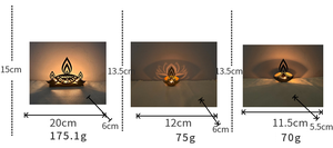 Varietà di Artigianato in Metallo: Lampade a Burro, Candelieri Neri per Diwali, Candelieri a Proiezione per Decorazioni Festive da Tavola - Product Image 6