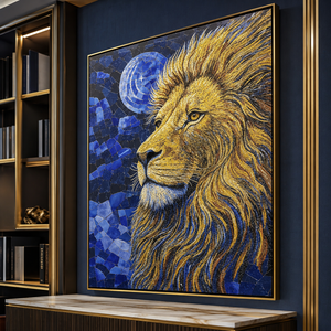 Mosaïque murale en verre de Marseille - Style européen écologique résistant à l'eau pour la décoration intérieure de la chambre, du salon et de l'hôtel - Product Image 5