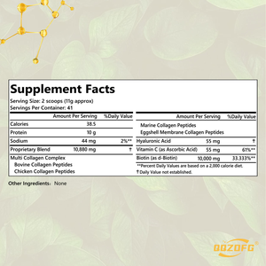 <span class=keywords><strong>7</strong></span>'si 1 Arada Yenileyici Hidrolize Tam Spektrumlu Kolajen <span class=keywords><strong>Protein</strong></span> Tozu - Aromasız Keto Dostu Maksimum Emilim İçin - Product Image 2