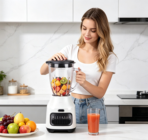 <span class=keywords><strong>Licuadora</strong></span> Eléctrica <span class=keywords><strong>Oster</strong></span>, <span class=keywords><strong>Licuadora</strong></span> para Picar Hielo y Ensaladas, <span class=keywords><strong>Licuadora</strong></span> Portátil con Embrague Metálico, 6 Velocidades con Función de Pulso y Interruptor Tipo Piano - Product Image 2