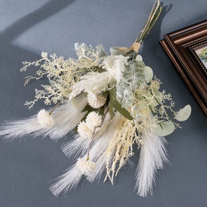 Bouquet de fleurs artificielles Na Zi CF01323 en tissu tissé plastique, décoration d'intérieur, accessoires de mariage - Product Image 3