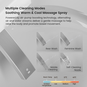 <span class=keywords><strong>Toilette</strong></span> allongée intelligente <span class=keywords><strong>avec</strong></span> télécommande et fonction de chasse automatique - Product Image 5