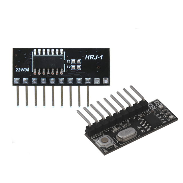 DC3.3- 5.5V 315MHZ/433MHZ ASK 4 Channel Decoding RF Wireless Receiver Module HRJ-1