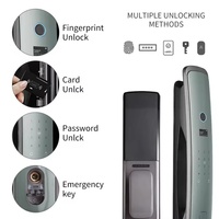 Khóa cửa thông minh WiFi Glomarket Tuya, dung lượng 100 người dùng, mở khóa bằng vân tay, ứng dụng, chìa khóa, mật khẩu kỹ thuật số, bảo mật cho cửa kính