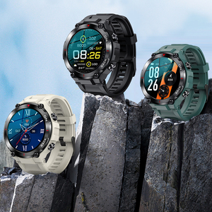 K37 gọi điện thoại Wearable thiết bị Heart Rate sức khỏe màn hình cảm ứng đầy đủ màn hình IP68 không thấm nước thông minh Đồng hồ GPS - Product Image 2