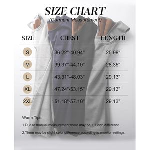 FOXA <b>Thermal</b> Tank <b>Top</b> Men Cotton Fleece Lined Underwear Sleeveless Vest Undershirt Winter Warm Breathable - Product Image 5