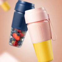 Hete Verkopende Usb Draagbare Handshaker Juicer Beker Blender Grinder Oranje Fruit Citrus Mini Mixer Fles