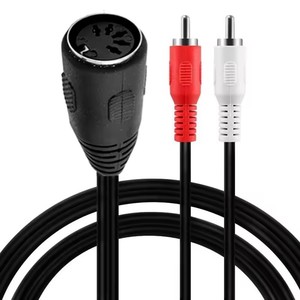 สายเคเบิล 5 พิน ดิน ต่อ 2 RCA ชาย-หญิง สายสัญญาณเสียงมืออาชีพ 5 พิน Midi ต่อ RCA สำหรับ <span class=keywords><strong>Bang</strong></span> & <span class=keywords><strong>Olufsen</strong></span>, Naim, Quad, ระบบสเตอริโอ - Product Image 4