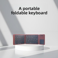 Keyboard Lipat Portabel Mini Nirkabel untuk Ponsel, Tablet, Laptop, dan Penggunaan Bisnis/Kantor