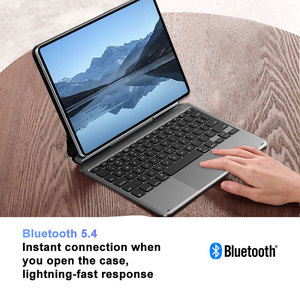 Claviers magiques en aluminium Laudtec pour iPad 10,9 pouces, <span class=keywords><strong>clavier</strong></span> sans fil pour iPad Air (2026) 11 pouces (M4), personnalisation OEM ODM - Product Image 3